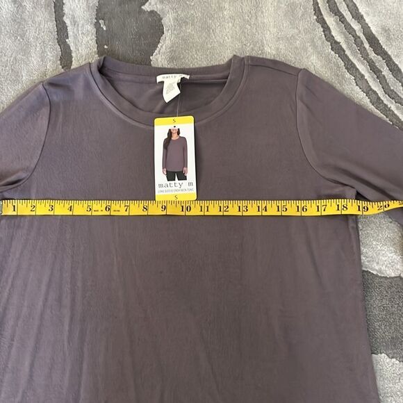 Matty M Women's Long Sleeve Crew Neck Tunic Top S - Picture 7 of 9